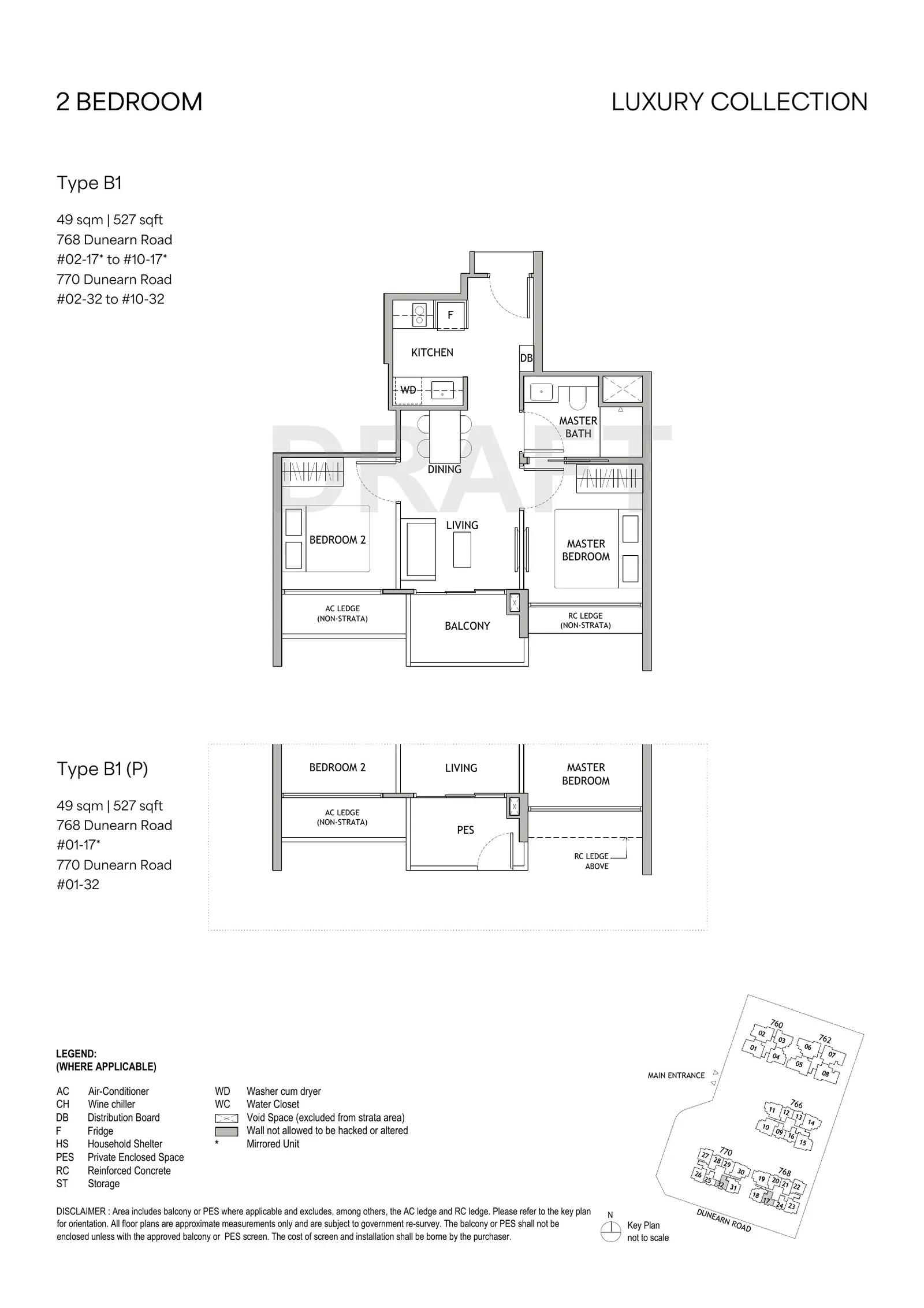 2 Bedroom Floor Plan